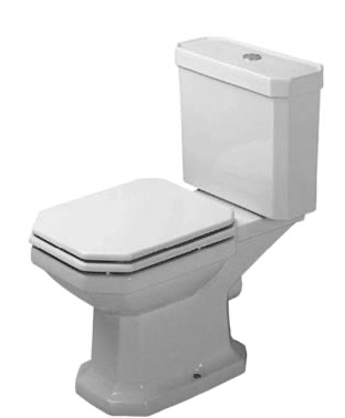 Duravit 1930 serien toilet uden cisterne med p-lås